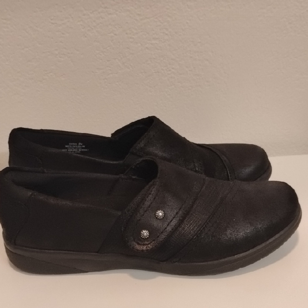 Women's Black Slip-On Shoes